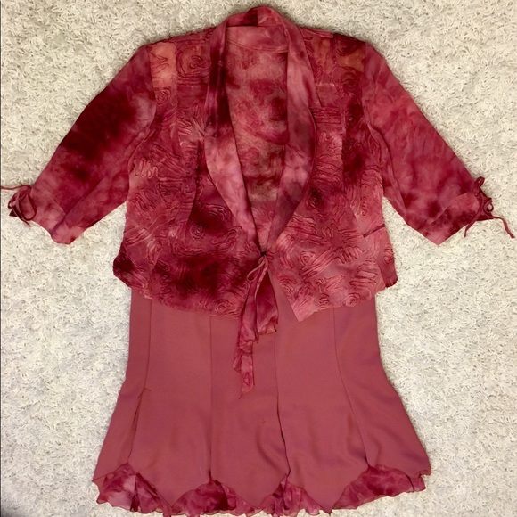 🎉HP🎉European Designer Two-Piece Set Dusty Pink - Picture 8 of 8